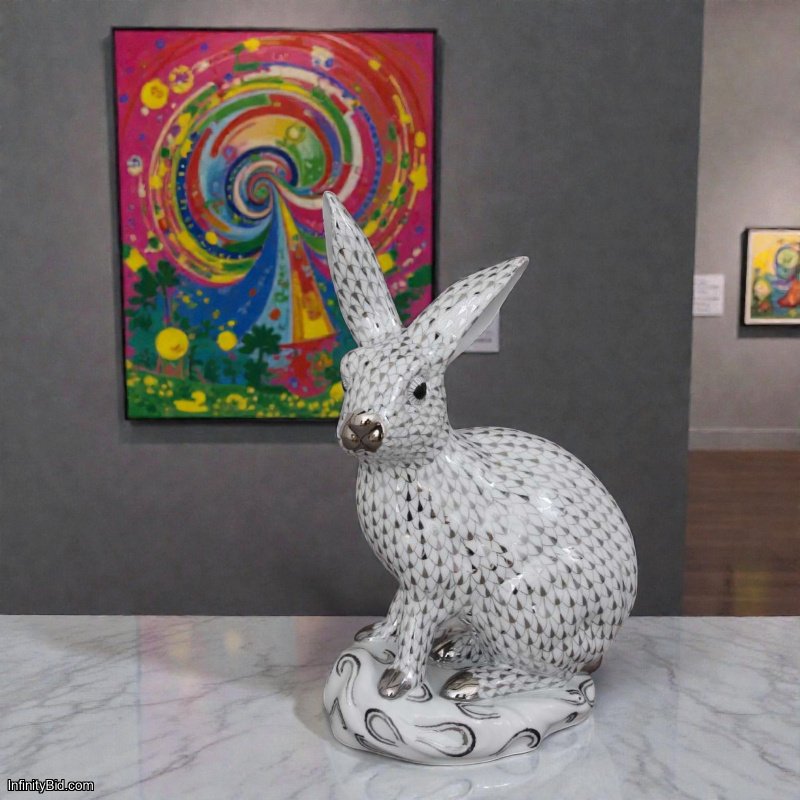 Herend Sitting Rabbit SKU: 05334000-PTVH