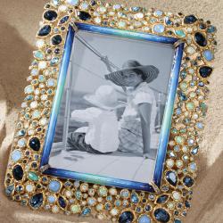 Javier Bejeweled 5" x 7" Frame - Oceana JAY STRONGWATER SPF5773-230