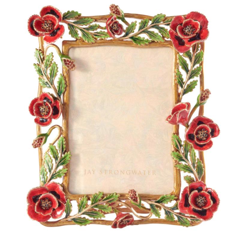 Jane Poppy 5" x 7" Frame - Flora JAY STRONGWATER SPF5898-256