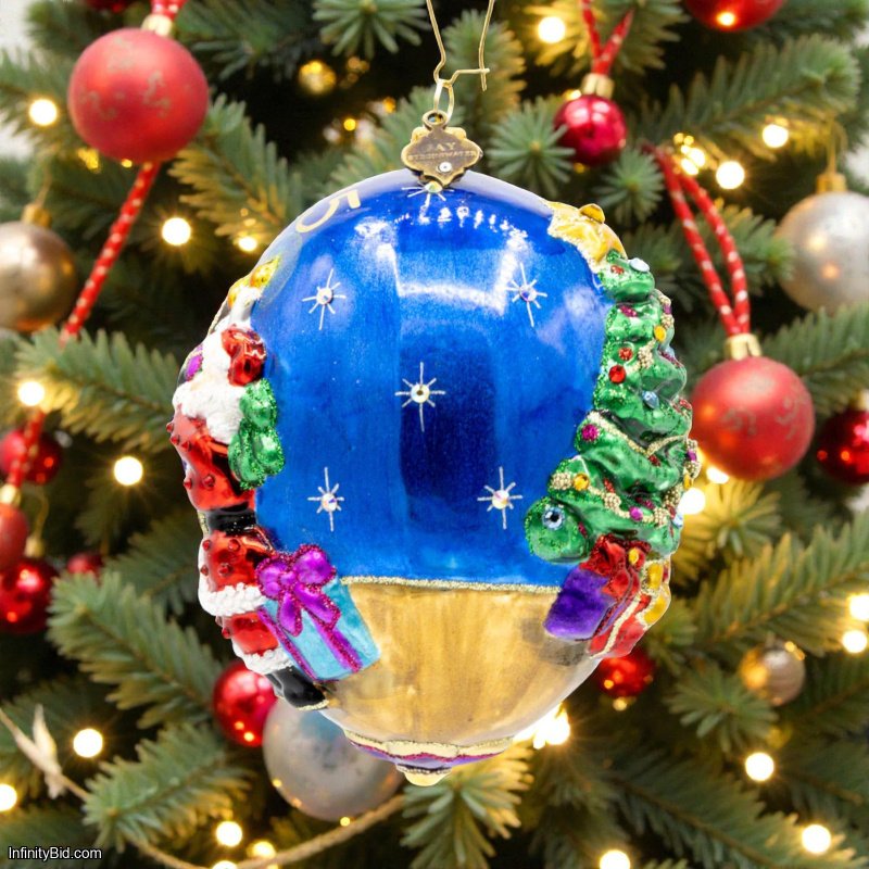 Jay Strongwater 2025 Dated Hanging With Care Ornament SKU: SDH20115-250