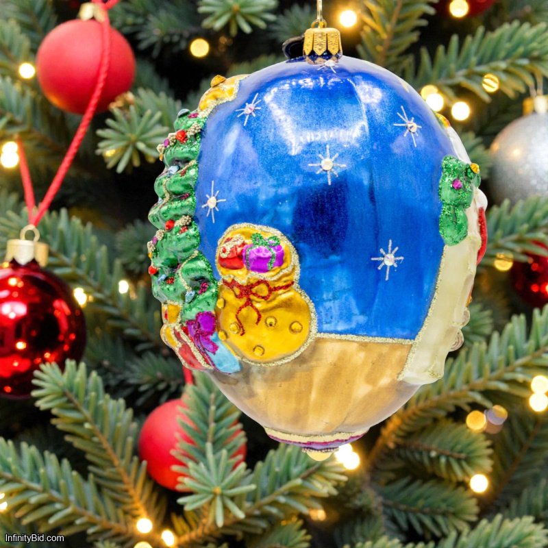 Jay Strongwater 2025 Dated Hanging With Care Ornament SKU: SDH20115-250