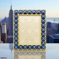 Jay Strongwater Abaculus Pyramid 3" x 4" Picture Frame – Delft SKU: SPF5876-288