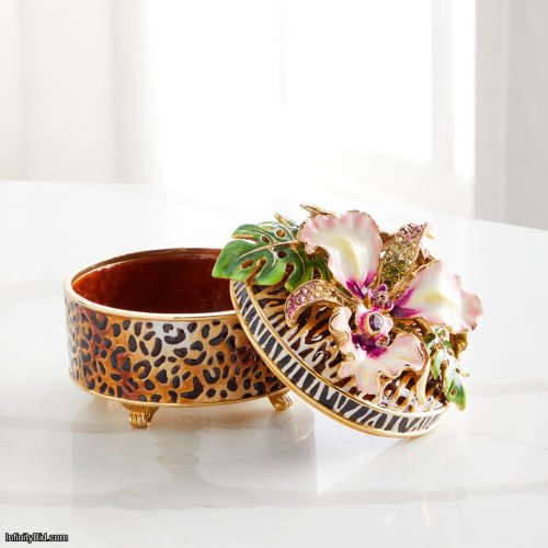 Jay Strongwater Alexander Mini Jungle Box SKU: SDH7452-271