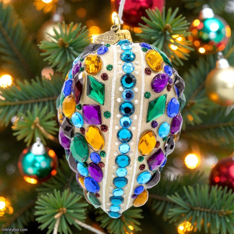 Jay Strongwater Bejeweled Heart Ornament SKU: SDH20119-208