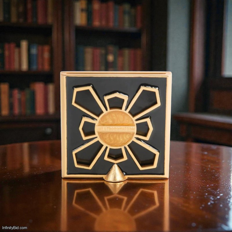 Jay Strongwater Leland Pavé Corner 2" Frame – Black SKU: SPF5130-273