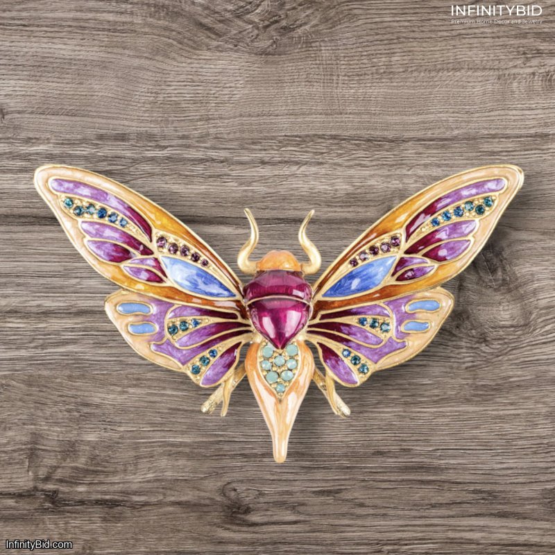 Jay Strongwater Rosey Moth Objet – SKU: SDH2603-256
