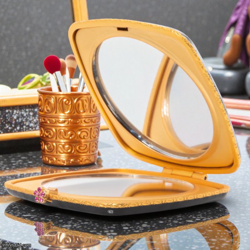 Jay Strongwater Mexican Lilah Skull Compact – A Vibrant Cultural Masterpiece SCB8083-289