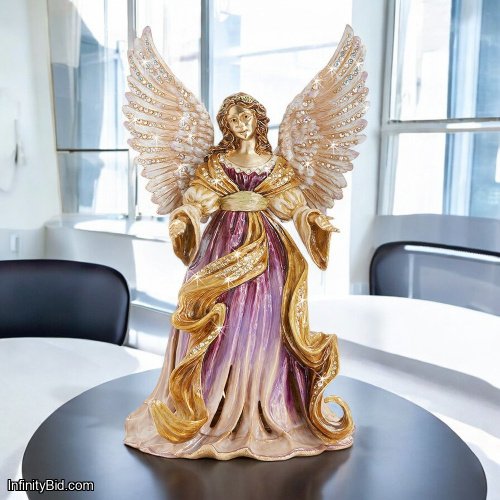 Jay Strongwater Renaissance Angel Musical Figurine SKU: SDH1944-250