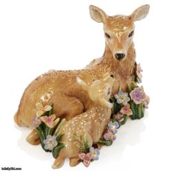 Jay Strongwater Lucy & Leo Deer and Fawn Figurine SDH1971-280