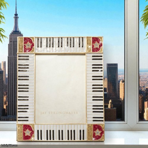 Jay Strongwater 5” x 7” Elton John Piano Key Frame – Limited Edition Luxury SPF5906-202