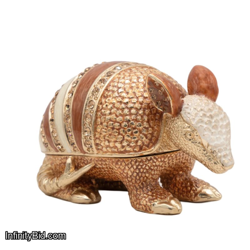 Jay Strongwater Armi Armadillo Box SKU: SDH20163-250