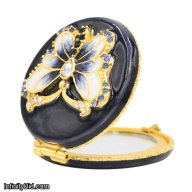 Jay Strongwater Jayla 2" Butterfly Compact Delft Garden SKU: SCB8082-284