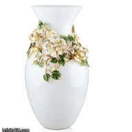 Jay Strongwater Gabrielle Grand Rose Vase Yellow SKU: SDH2522-204