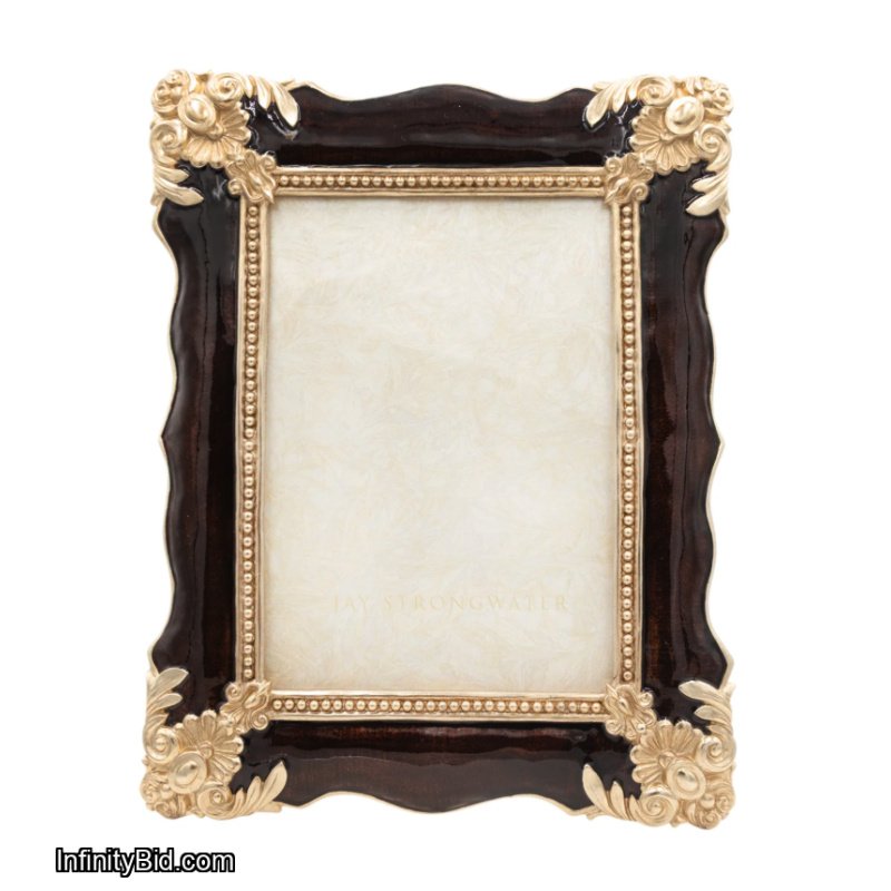Jay Strongwater Heather 5" x 7" Frame — Natural Brown SKU: SPF5010-250