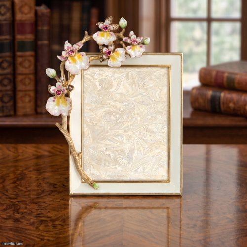 Jay Strongwater Kelsey Orchid Frame Flora SPF5802-256