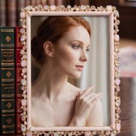 Jay Strongwater Theo Bejeweled 8x10 inch Frame — Baby Pink SPF5921-206
