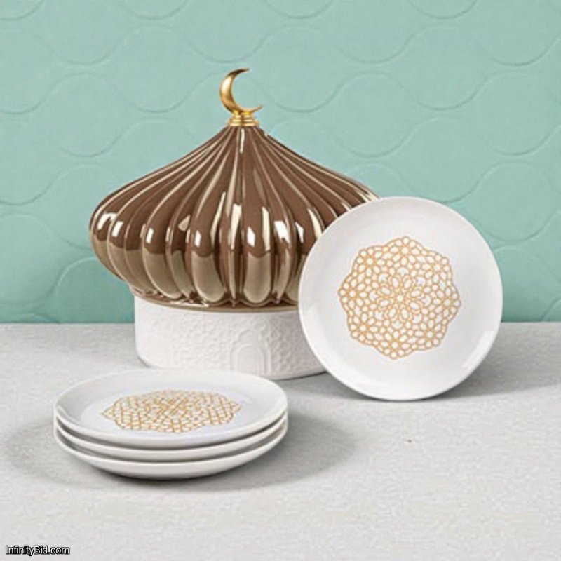 Lladró Majestic Nights Box with Plates (Brown) Open Edition  SKU: 01009670