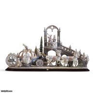 Lladró Cinderella’s Arrival Sculpture - Limited Edition High Porcelain Masterpiece - Monumental Fairy Tale Carriage Scene - SKU 01001785