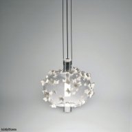 Lladro Freeze Frame Butterflies Ceiling Lamp – Hand-Blown Glass and Porcelain Art SKU: 01017048