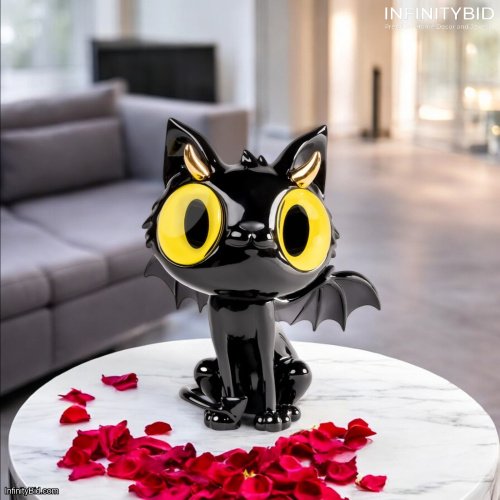 Lladro Little Devil Cat Sculpture by Javier Calleja – Limited Edition of 1500 - SKU: 01050027