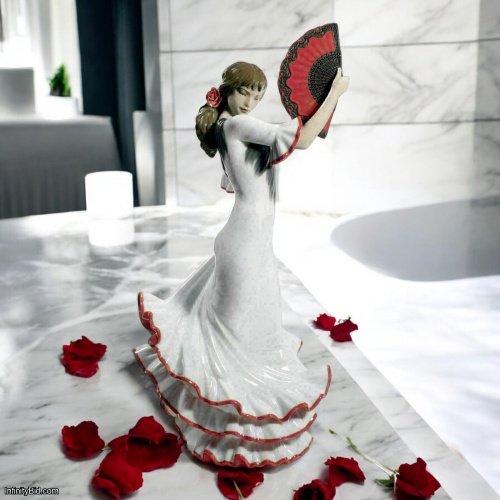 Lladró Passion and Soul Flamenco Woman Figurine – 60th Anniversary (Red)  SKU: 01008683