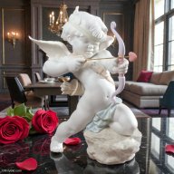 Lladró “Straight to the Heart” Cupid Angel Figurine SKU: 01009209