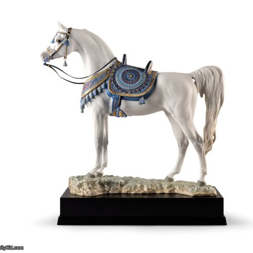 Lladro Arabian Pure Breed Horse Sculpture. Limited Edition SKU: 01002020