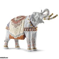 Lladro Oriens Elephant Sculpture. Limited Edition SKU: 01002040