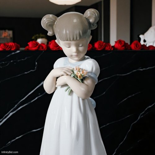 Lladró “Flowers for Mommy” Girl Figurine – 01008021