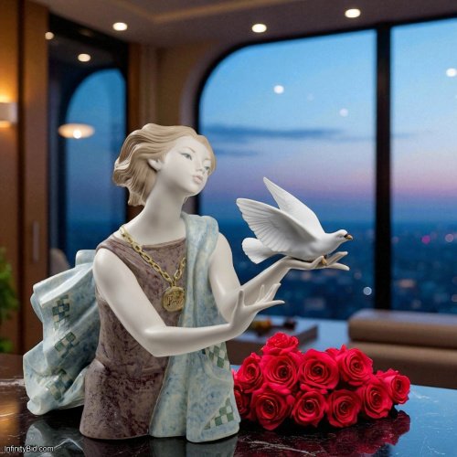 Lladro Allegory to The Peace 60th Anniversary Woman Figurine SKU: 01008684