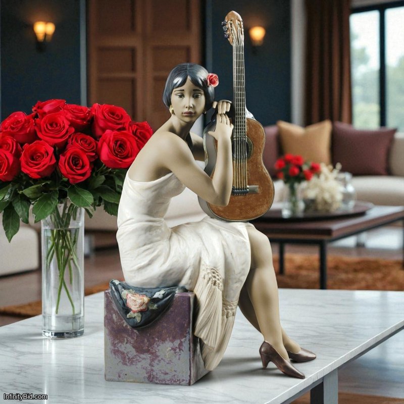 Lladró 01009177 – The Flamenco Singer Woman Figurine
