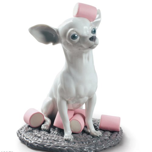 Lladro – Chihuahua with Marshmallows Dog Figurine  SKU: 01009191