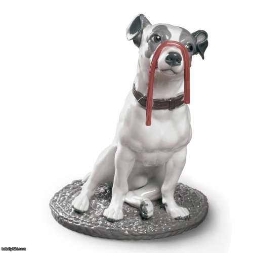 Lladro – Jack Russell with Licorice Dog Figurine  SKU: 01009192