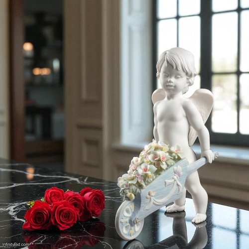 Lladro Celestial Flowers Angel Figurine – SKU 01009193