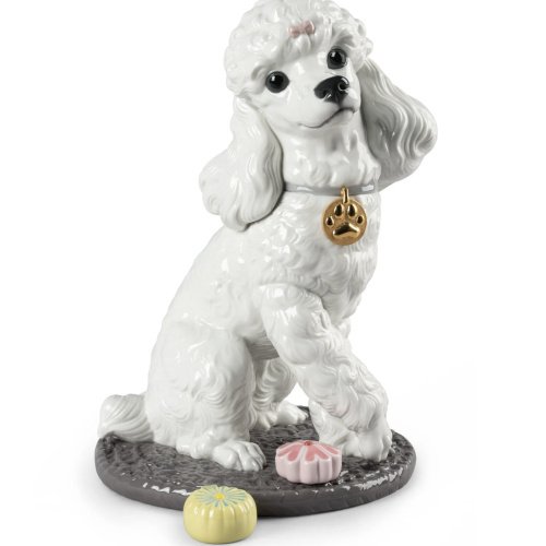 Lladro – Poodle with Mochis Dog Figurine  SKU: 01009472