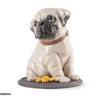 Lladro – Puppie Pug Sculpture  SKU: 01009689