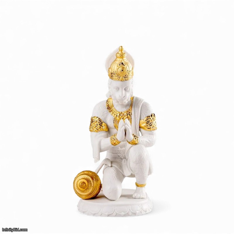 Lladro Hanuman Sculpture – Golden Luster SKU: 01009718