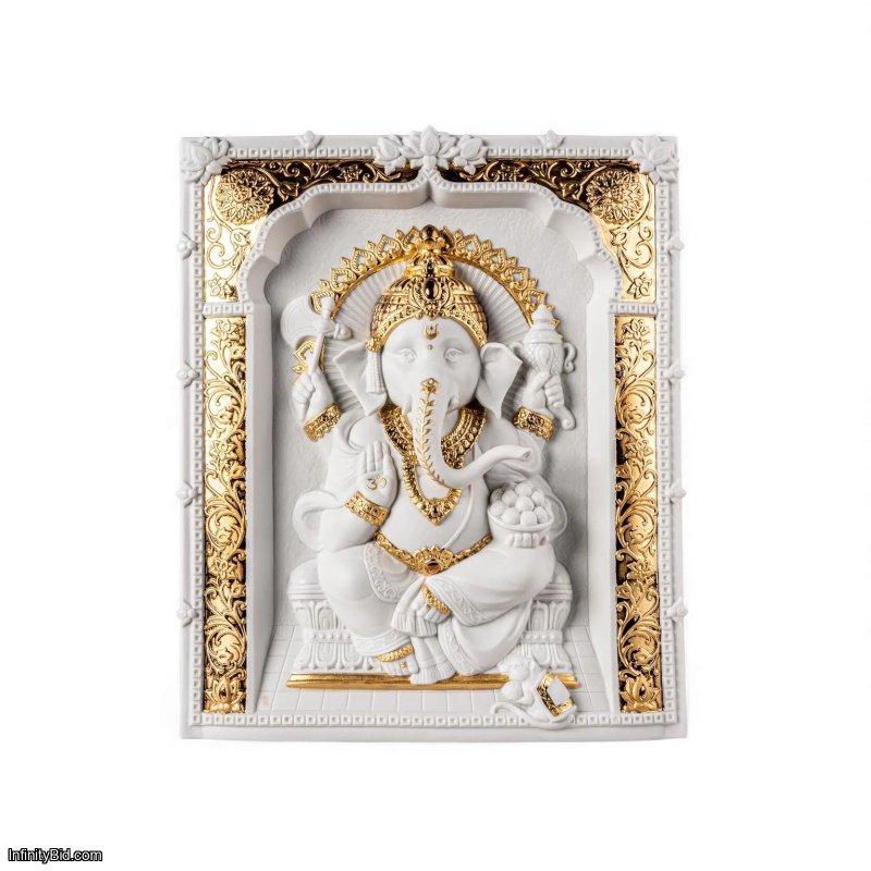 Lladro Lord Ganesha Wall Art SKU: 01009758
