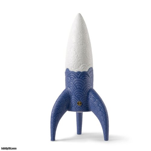 Lladro Cosmic Rocket – Wireless Porcelain Lamp SKU: 01024459