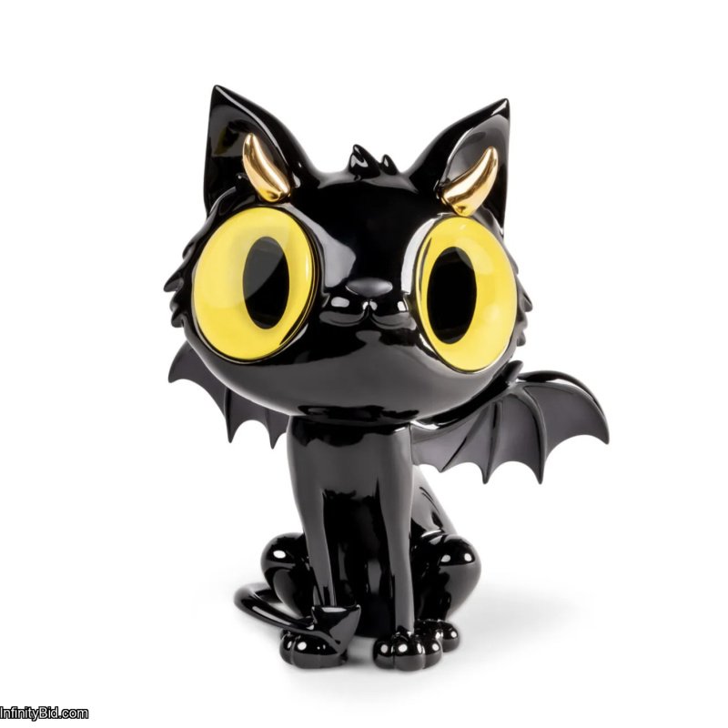 Lladro Little Devil Cat Sculpture – Limited Edition  SKU: 01050027