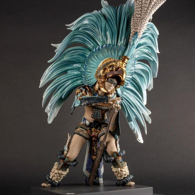 Lladro Aztec Dance High Porcelain Sculpture Limited edition 01002027