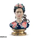 Lladro Frida Kahlo Figurine. Blue. Limited Edition 01002026