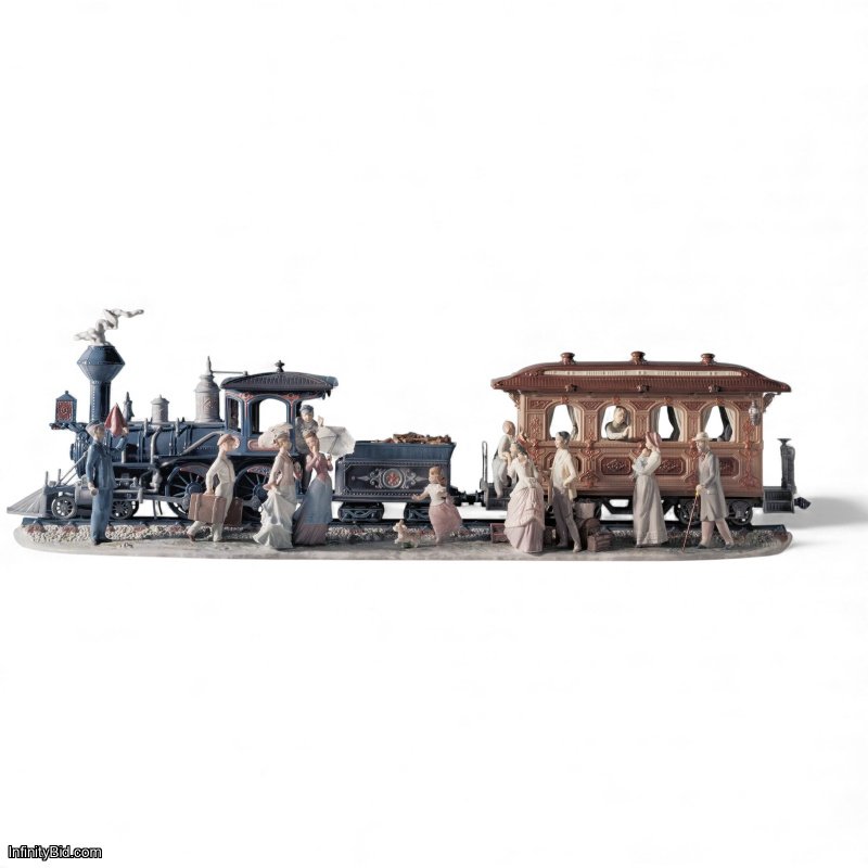 Lladro A Grand Adventure Train Sculpture — Limited Edition SKU: 01001888