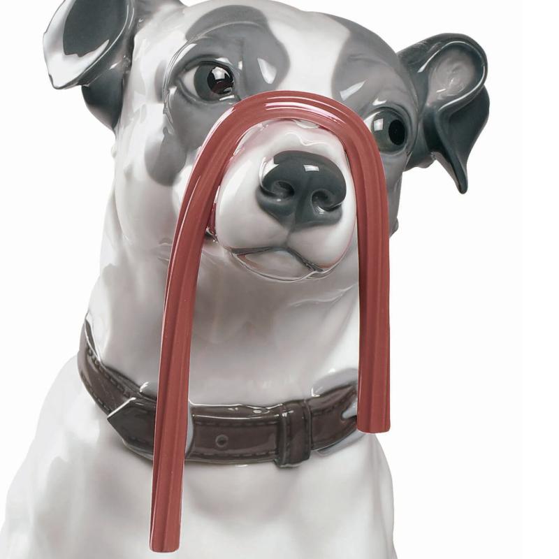 Jack Russell with Licorice Dog Figurine 01009192 Lladro