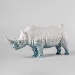 Lladro Rhino - Underwater Sculpture 01009739
