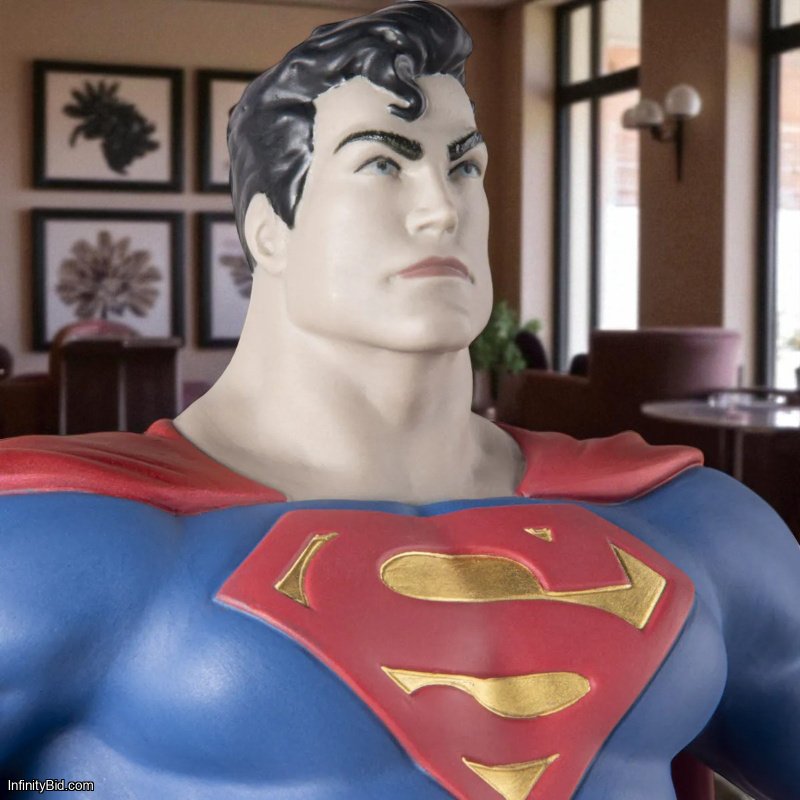 Lladró Superman Porcelain Sculpture – Limited Edition of 500 - SKU: 01009777
