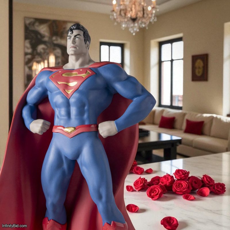 Lladró Superman Porcelain Sculpture – Limited Edition of 500 - SKU: 01009777
