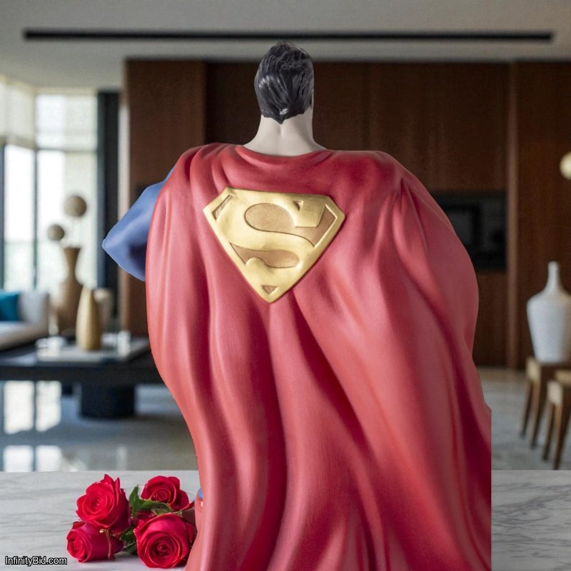 Lladró Superman Porcelain Sculpture – Limited Edition of 500 - SKU: 01009777