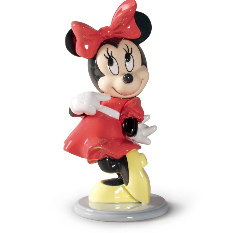 Lladró Disney Minnie Mouse Glossy Porcelain Figurine 01009345