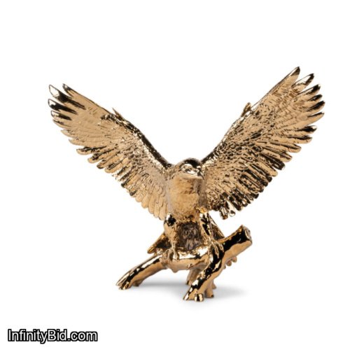 Lladró Freedom Eagle Gold Limited Edition Sculpture SKU: 01009819